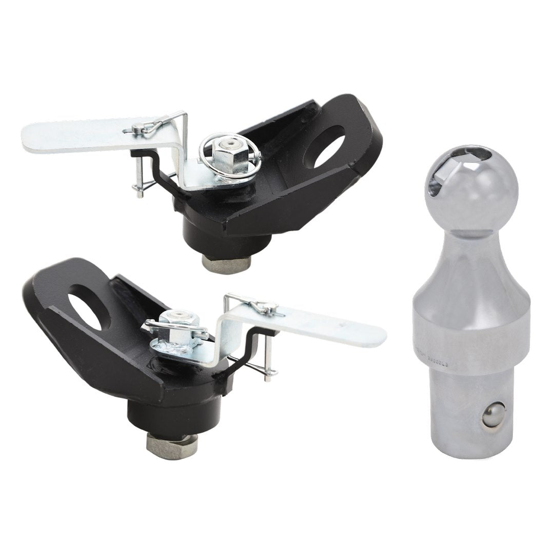Husky Towing Quick Installation 35,000 Pound Capacity Gooseneck Ball 33215 - Oem GN Tie Down Kit Ram