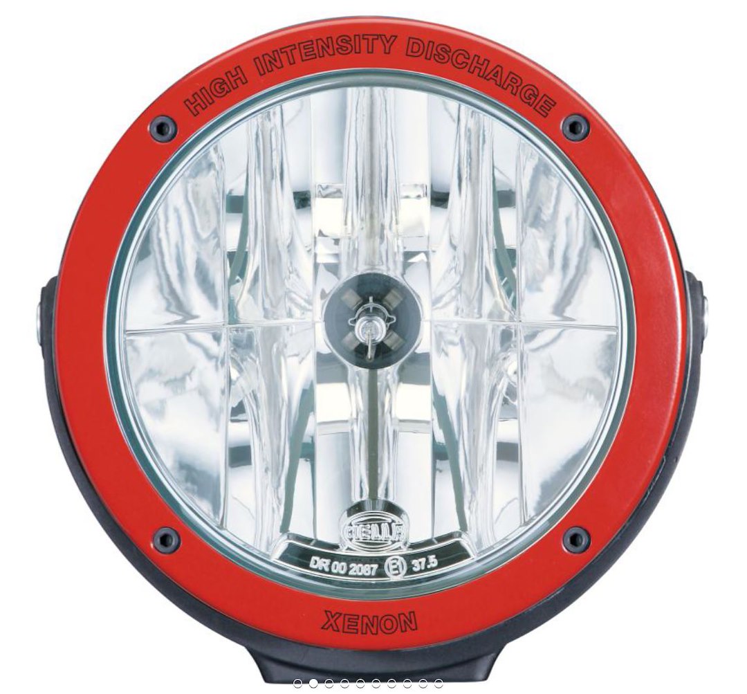 Hella Features Die Cast Zinc Housing Driving/ Fog Light 009094331 - Lamp RE 4000I Cpct Xen DR