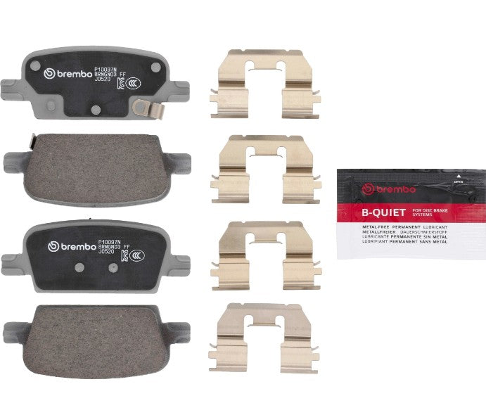 Brembo Ensures Comfort And Brembo Quality Brake Pad P10097N - Discbrakepadset Naoceramic