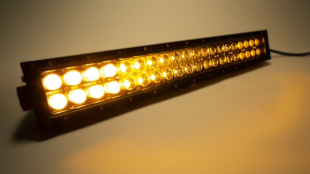Southern TRU Moisture Breather Technology Light Bar 77020 - White 20 Amber Led Dbl