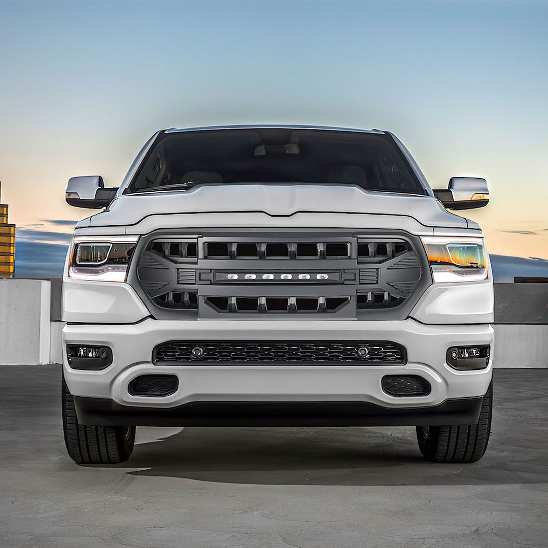 American MOD Mean Aggressive Styling Grille Amdeba00105 - Armor OFF-Road Lights