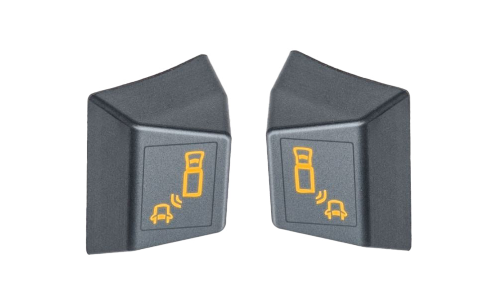 Brand Motion Features Amber LED Indicator Blind Spot Detection System FLTW-6000 - Blindspot Monitor