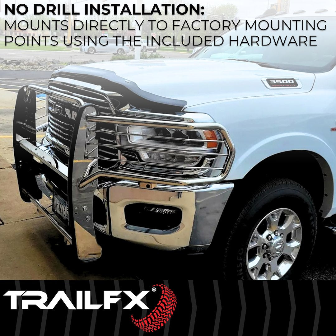 Trailfx E0047S Polished Grille Guard