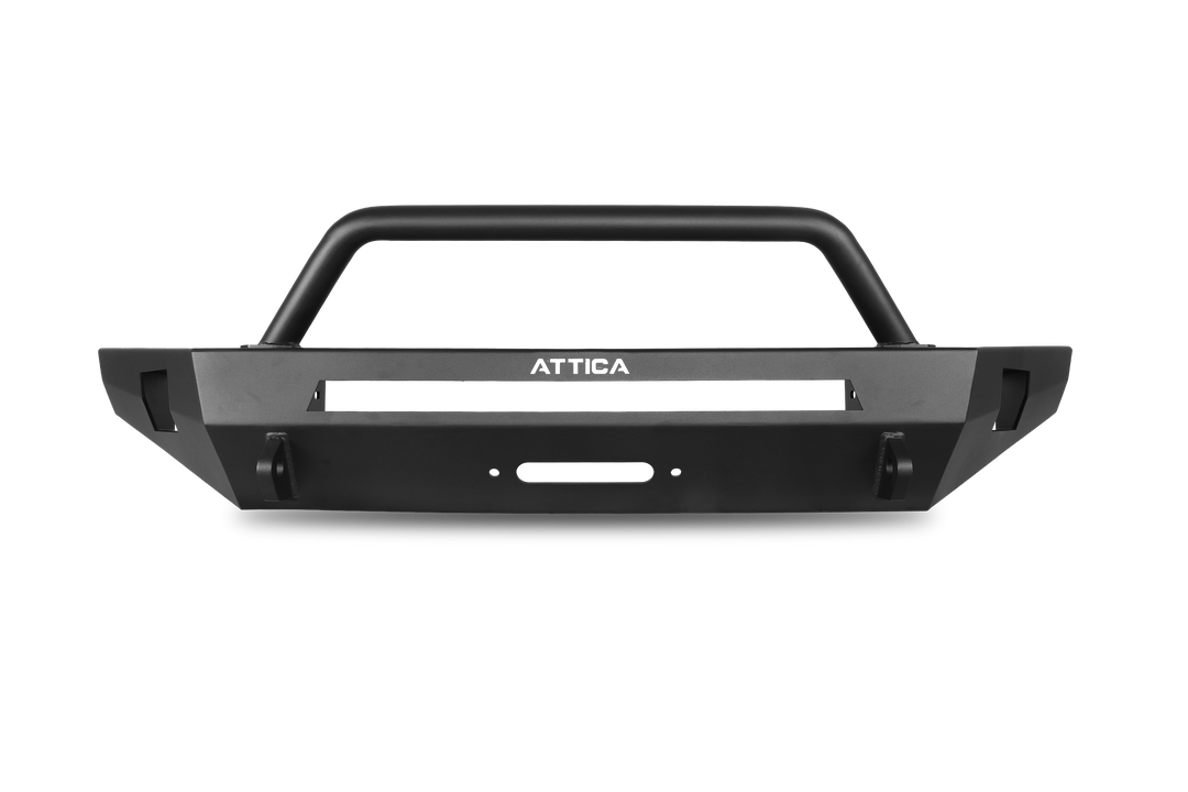Winjet Full-Width Bumper Atttr01A102-BX - Black Winch