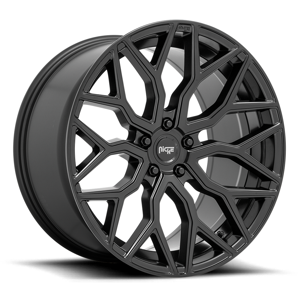 Wheel Pros With Niche Logo Center Cap M261209033+38 - Mazzanti 20X9 5X4.25 63.5 BD 38MM