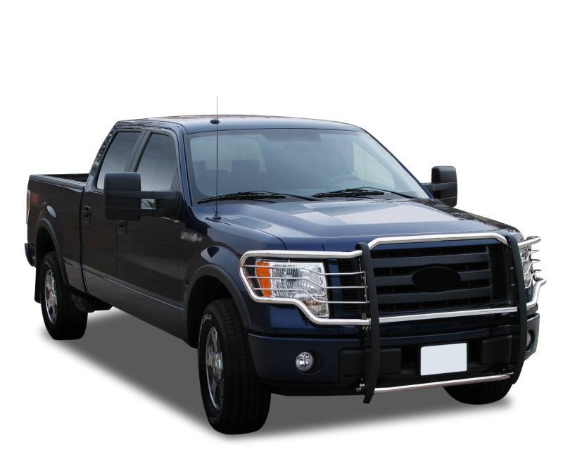 Black Horse No Drill Mounting Grille Guard 17FP30MSS - 2009-2014 Ford F-150 Guard-G