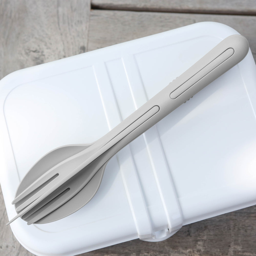 Silwy Magnet Compact Click System Creates Order Flatware KO-BT-G-1 - Gray Cutlery Set Tricky