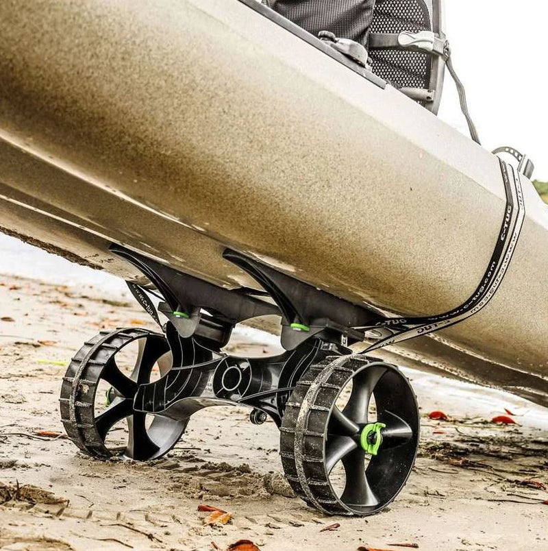Railblaza For Inside Most Kayak Hatches Kayak/Canoe Carrying Cart 50-0010-71 - C-TUG Kiwi Puncture Free Wheels
