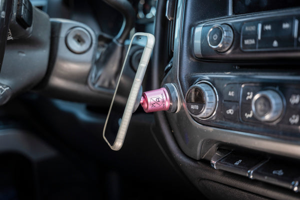 MOB Armor Mobn-MX-Pink Cell Phone Mount - Pink MOBN-MX-PNK