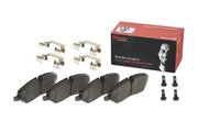 Brembo Premium Low-Met OE Equivalent Pad Brake Pad P44014 - Disc Set