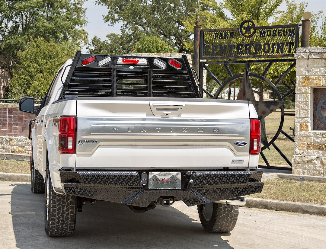 Frontier TRU Accommodates Vehicle Backup Sensors Bumper 100-11-5010 - Diamond Back Ford
