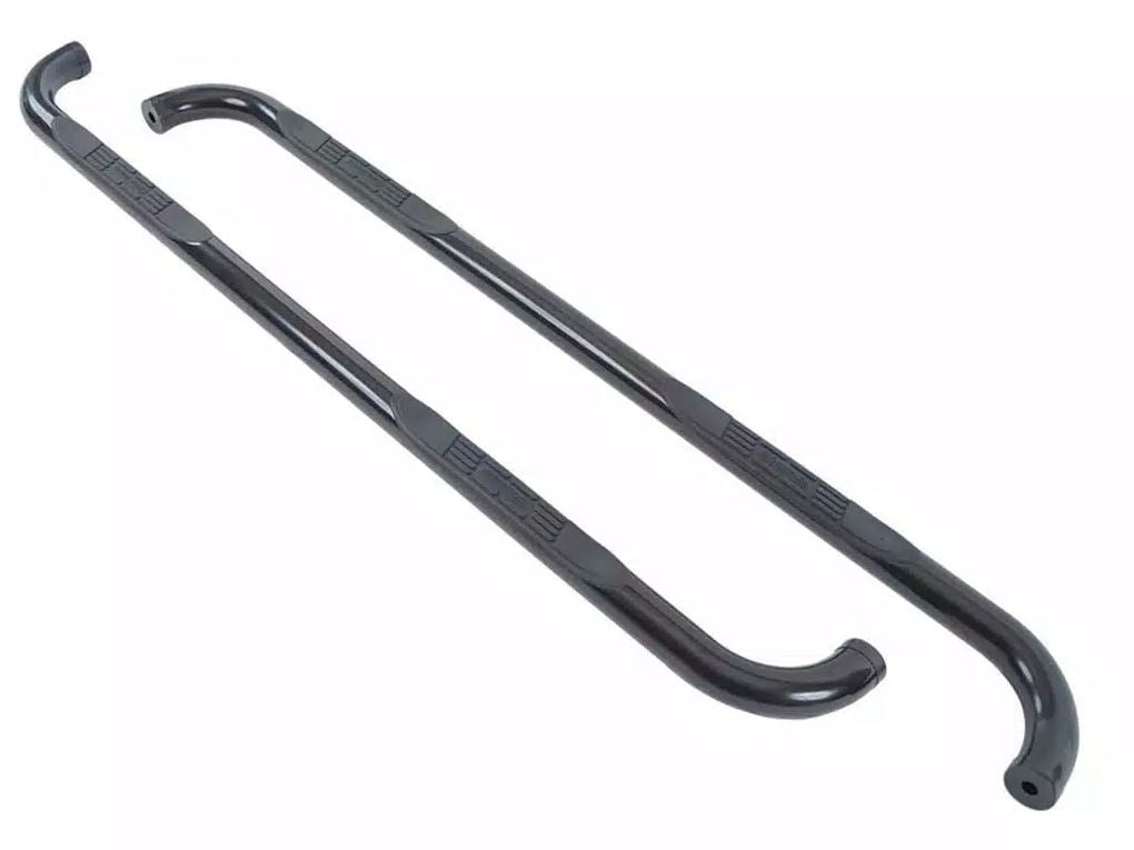 BIG Country No Drilling Required Nerf Bar 370301 - Black Round Side Bars Mild Steel