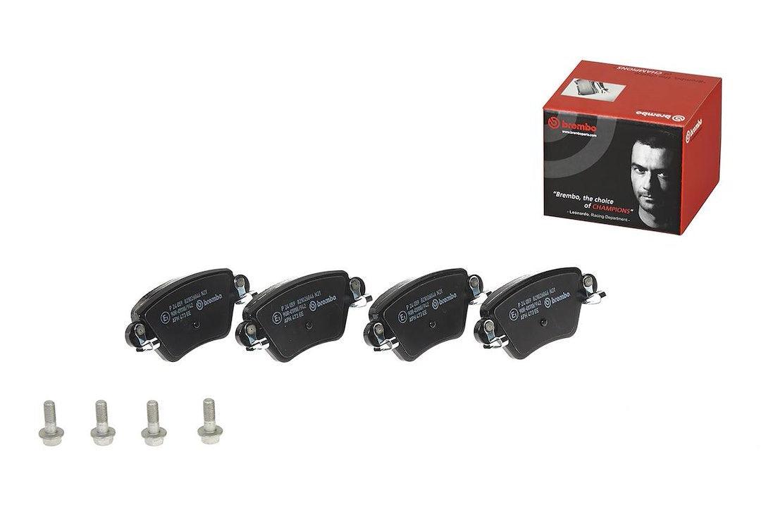 Brembo Premium Low-Met OE Equivalent Pad Brake Pad P24059 - Disc Set