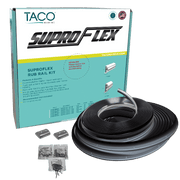 Taco Metals Features Predrilled For Fasteners Boat Rub Rail V11-9993BBK60-2 - Supro-Flex RR Kit Insert Overl