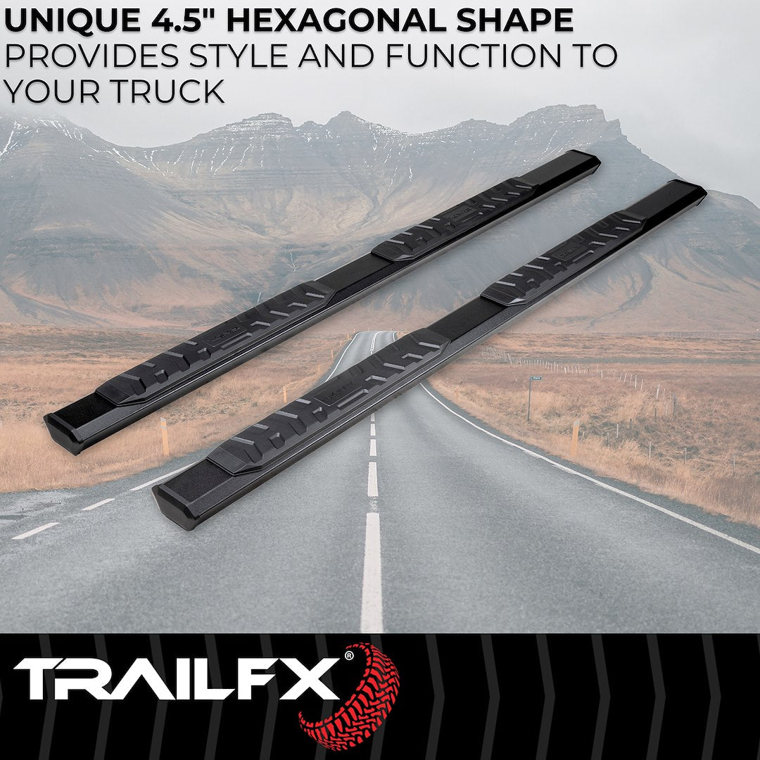 Trailfx Limited Lifetime Warranty Nerf Bar AL4027B - A4 4Runner