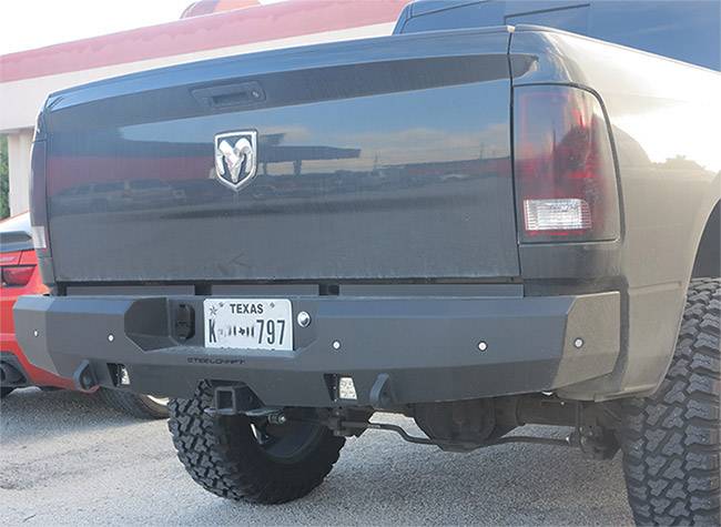 Steelcraft Built-In Sensor Cutout Bumper 76-22260 - Black Fortis Rear Textured