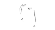 Havis P-MFK-13 Bulkhead Divider Mounting Hardware - Medium
