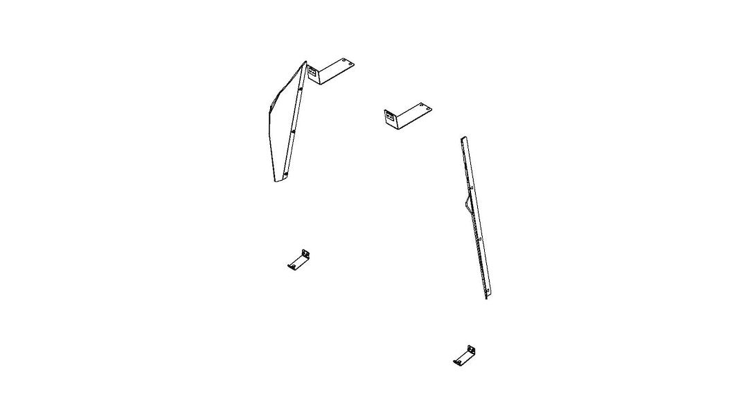 Havis P-MFK-13 Bulkhead Divider Mounting Hardware - Medium