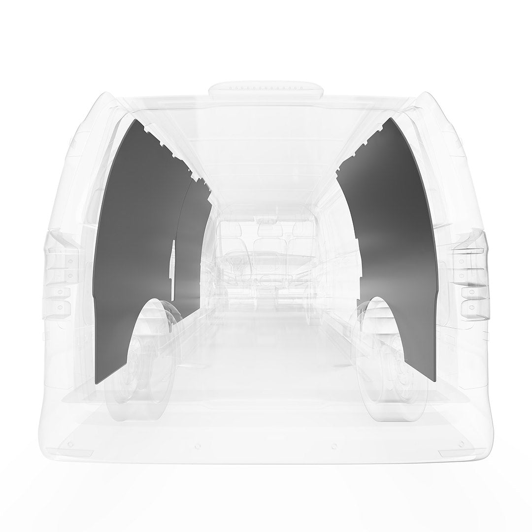 Legend Fleet Lightweight And Precision-Cut Van Wall Liner 154-114-2613 - Gray Duratherm Metris