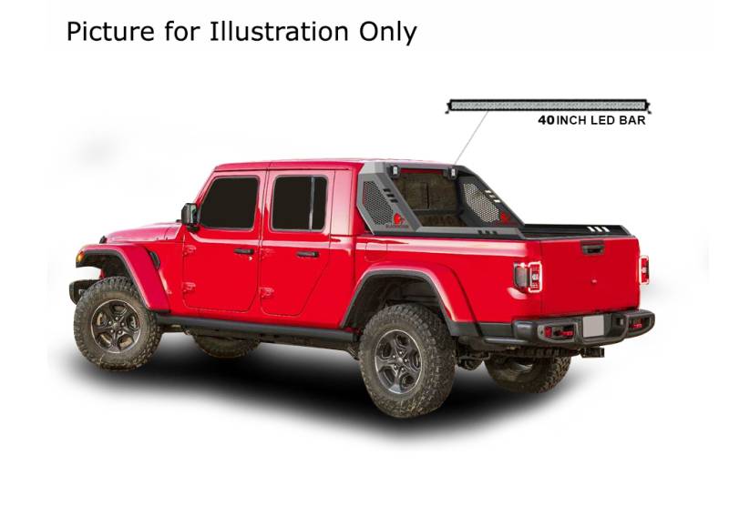 Black Horse Virb09B-KIT Truck Bed Bar