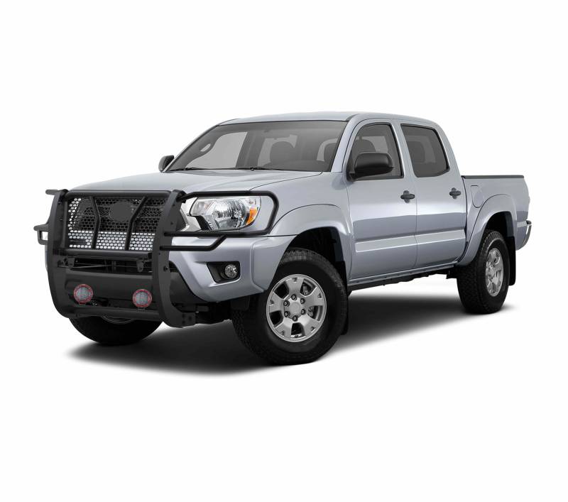 Black Horse Patent Approved Grille Guard RU-Tota05-B-PLFR - Black Rugged HD Kit