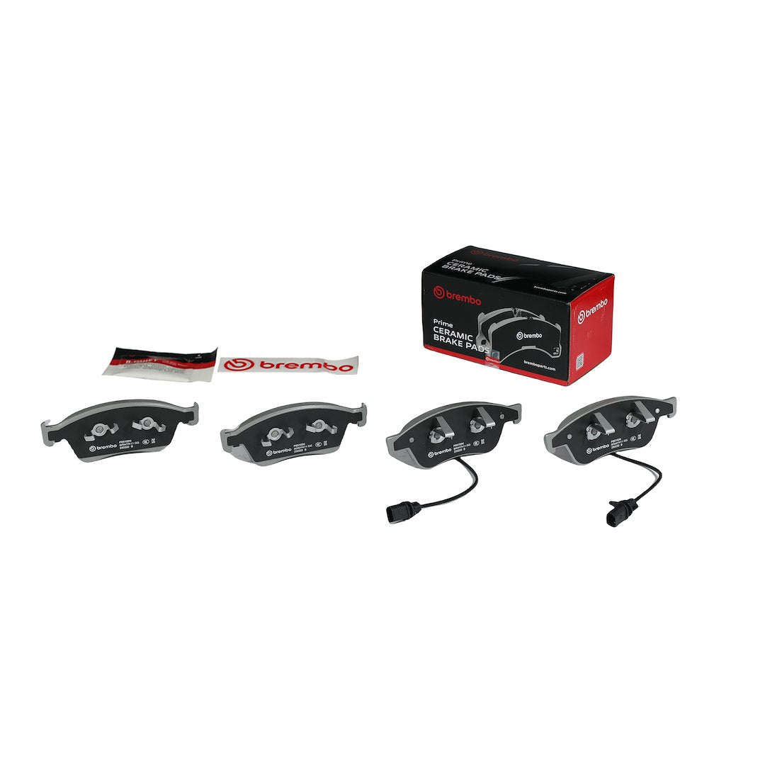 Brembo Premium Low-Met OE Equivalent Pad Brake Pad P85102N - Disc Set