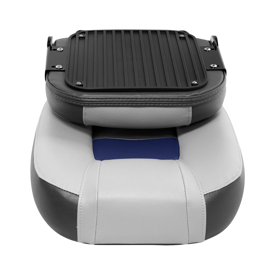 Wise Seating OEM Grade No Pinch Hinges Boat Seat 3305-1880 - PRO-Angler Bass Series 14 Center