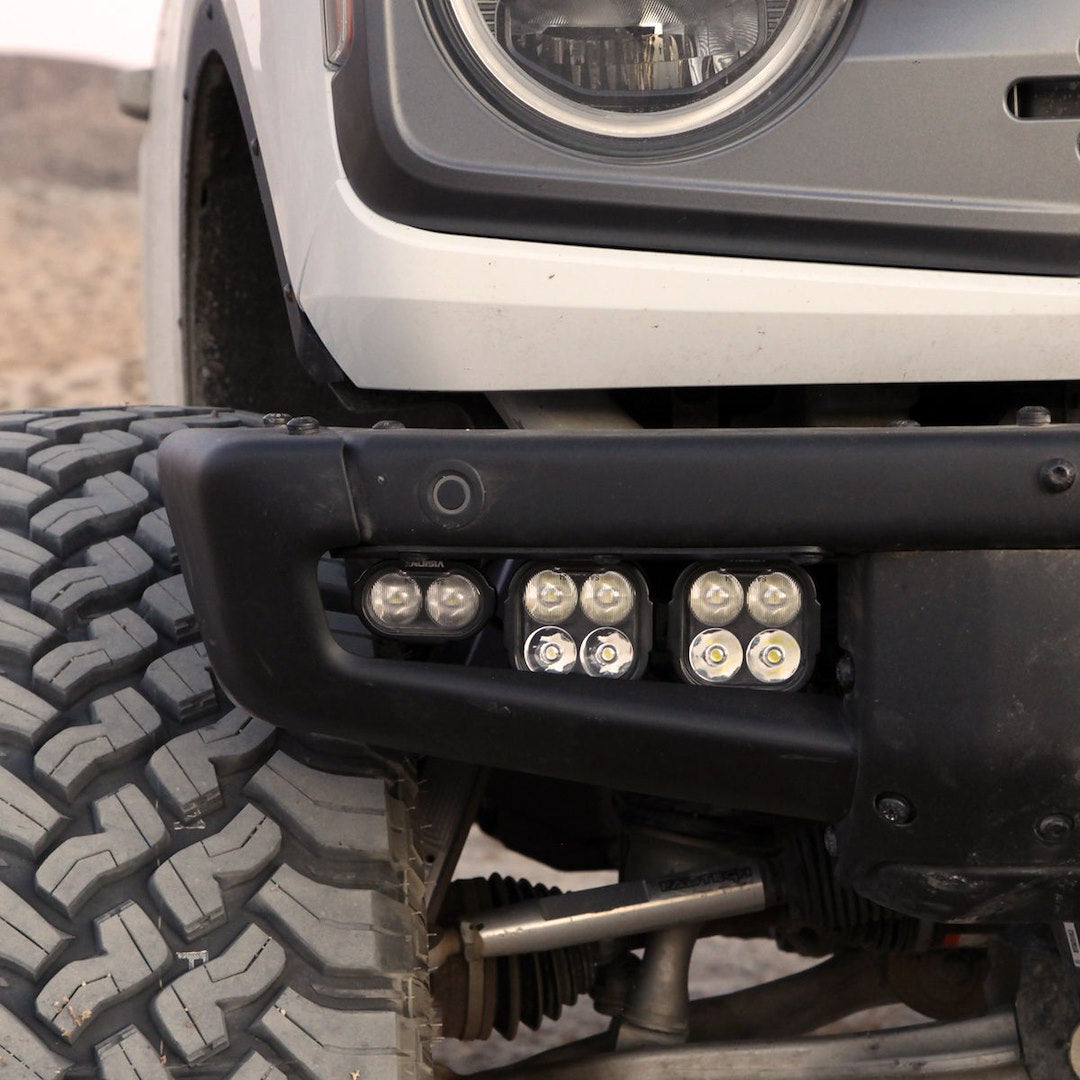 Vision X Limited Lifetime Warranty Driving/ Fog Light Dura2-DL4Cbkit - White 4-LED 60-20 Beam Drl