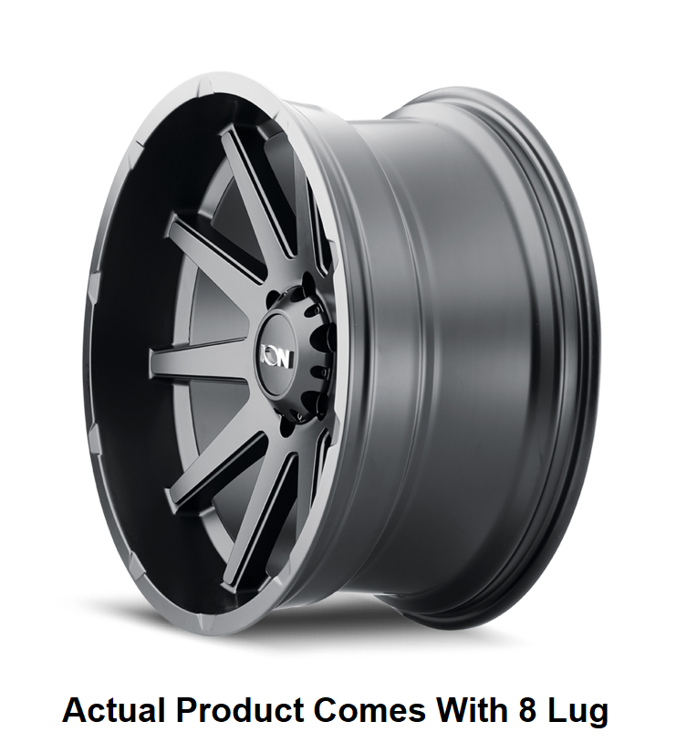 Wheel Group With Ion Logo Center Cap 143-2978MB25 - Matte Black 143 143