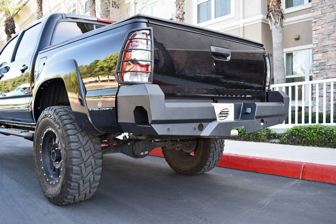Steelcraft Accommodates Parking Sensors Bumper 65-23370 - HD Elevation Rear Fine Textu