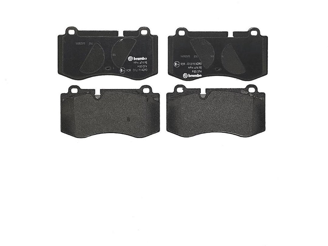Brembo Premium Low-Met OE Equivalent Pad Brake Pad P50074 - Disc Set
