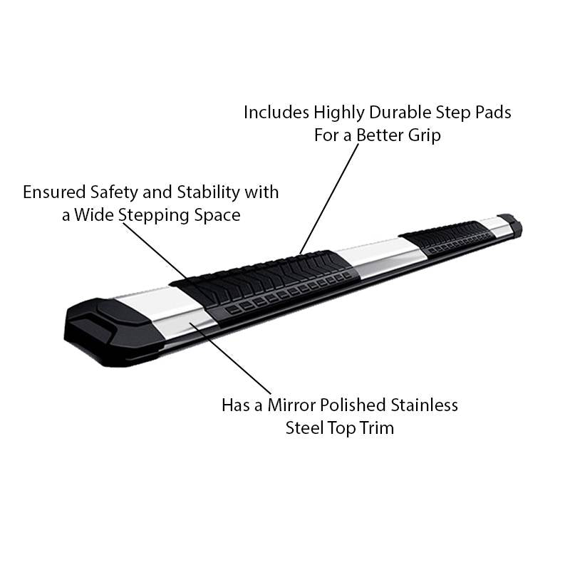 Black Horse Limited Lifetime Warranty Running Board RN-FR979 - Cutlass Boards