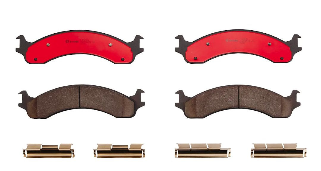 Brembo Premium Low-Met OE Equivalent Pad Brake Pad P18006N - Disc Set