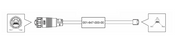 Furuno Offering Quality Design Ethernet Cable 001-647-000-00 - Cbl Assy FRU-RZWPNWP-010G
