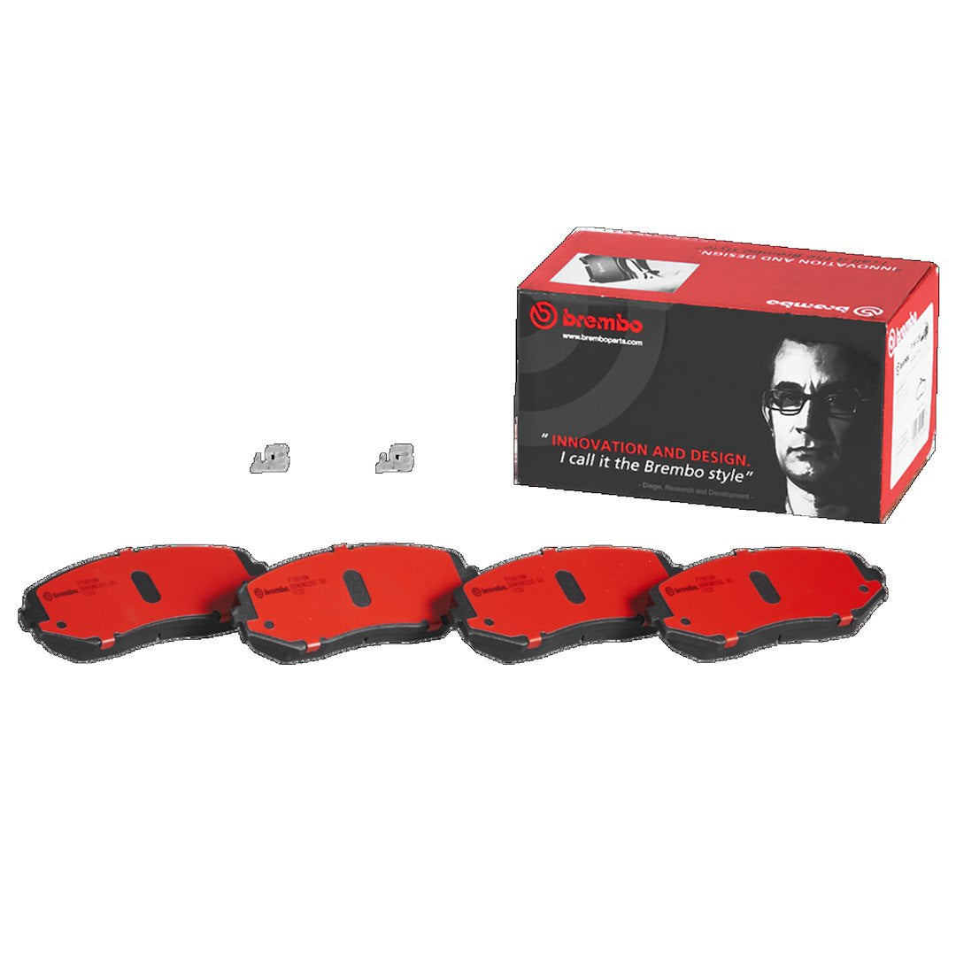 Brembo Premium Low-Met OE Equivalent Pad Brake Pad P79018N - Disc Set