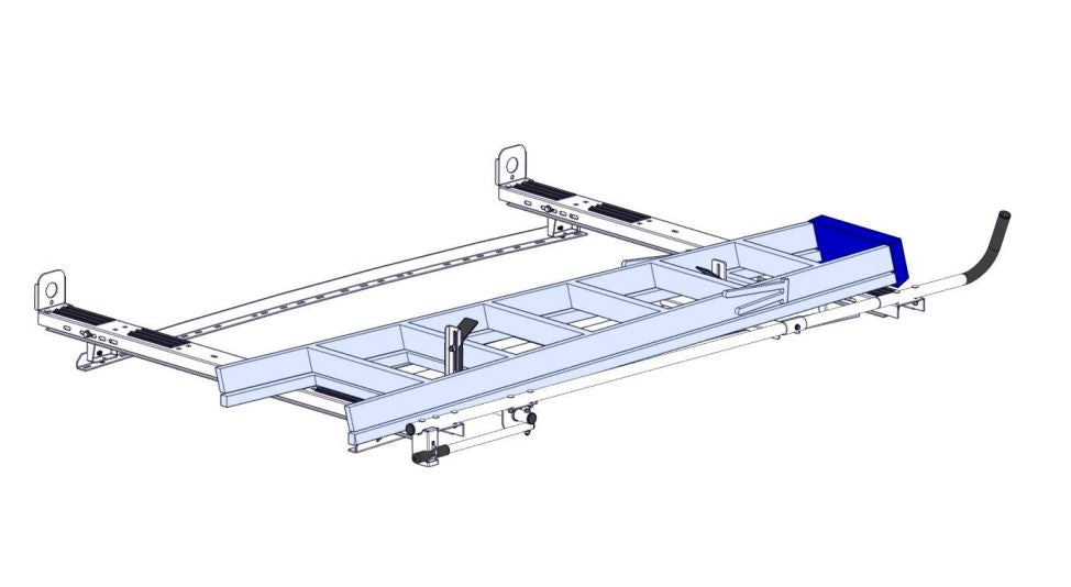 Holman No Drill Installation Ladder Rack 4A82L - Bwssng CLP LK Mch Alu Lorf Mtkt RQ