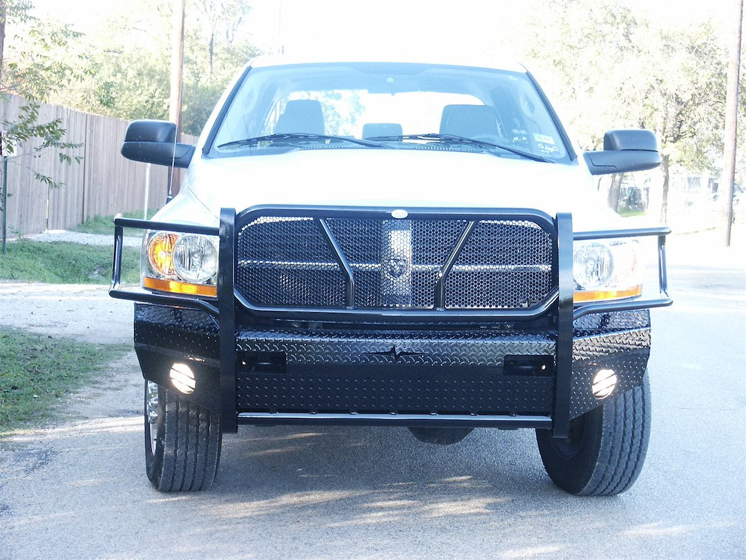 Frontier TRU Accommodates Factory Tow Hooks Bumper 300-40-6005 - Front Replacement Dodge