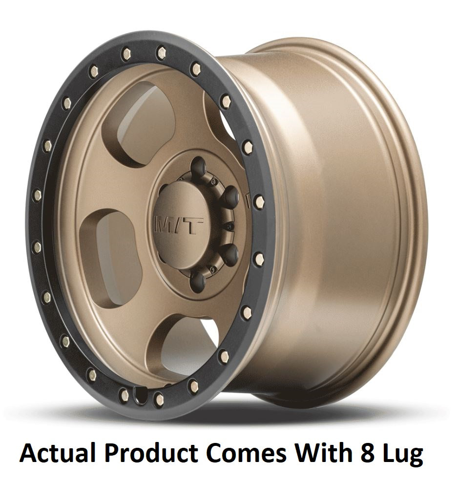 M.T. Wheel Modern Low Profile Cap Design 274680 - Bronze 18X9 8X180 MT Canyon Pro