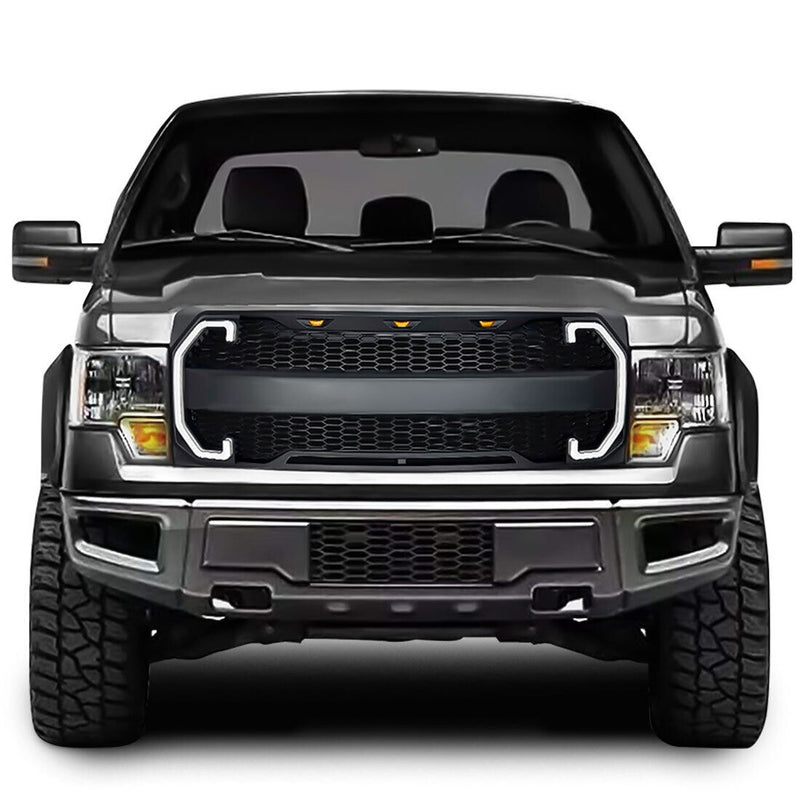 American MOD Unique American Modified Style Grille Amfmaa00124 - Raptor Drl SE