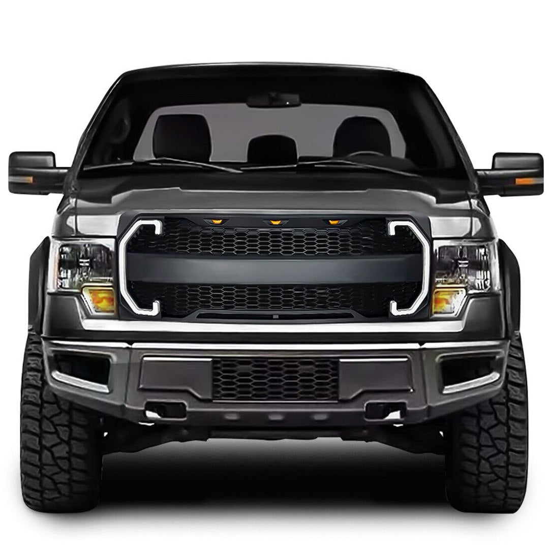 American MOD Unique American Modified Style Grille Amfmaa00124 - Raptor Drl SE