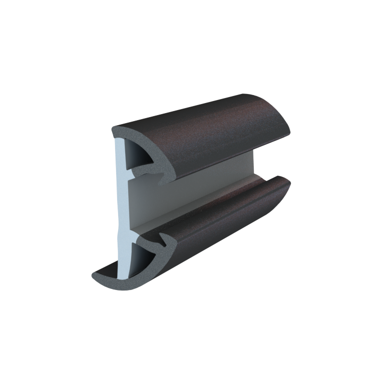 Taco Metals Features Predrilled For Fasteners Boat Rub Rail V11-9991BBK60-2 - Supro-Flex RR Kit Insert Overl