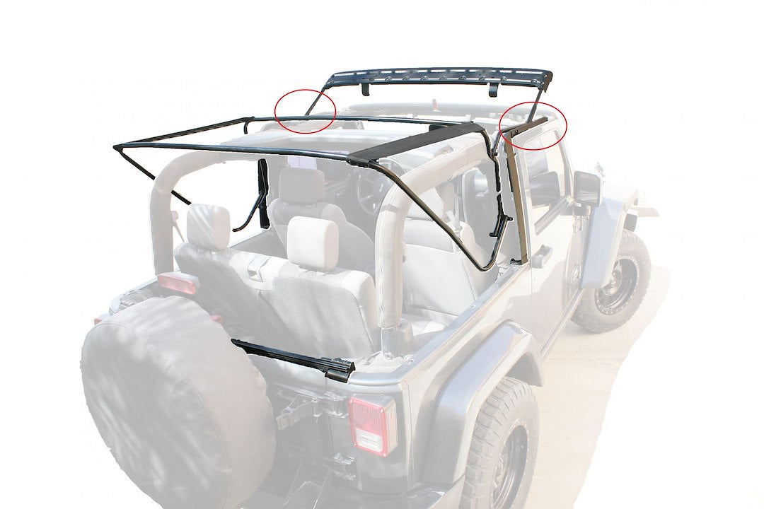 Mastertop 15601335 Soft Top Hardware Kit - Black