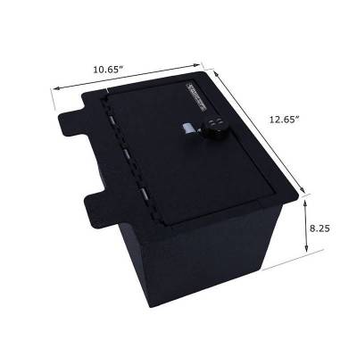 Black Horse Welded Tab And Notch Seams Console Security Insert Asgm01 - Center