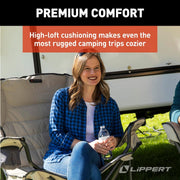 Lippert Comp Dual Cupholders For Convenience Camping Chair 2022114819 - Campfire Mega Padded Quad