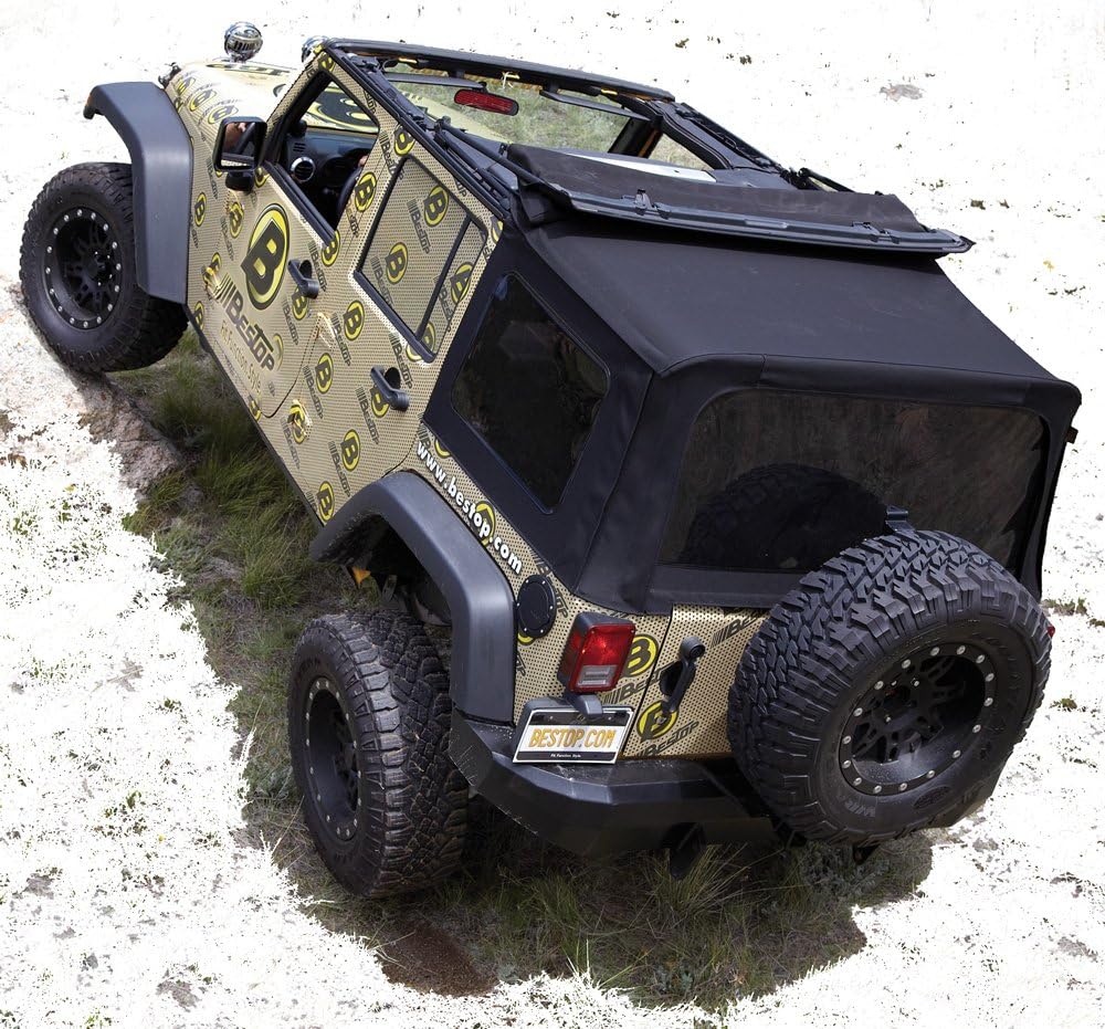 Bestop Limited Lifetime Warranty Soft Top 54823-17 - Supertop NX Acrylic