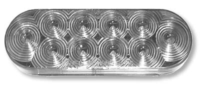 Jammy J-66-C - Clear Oval Led Mount Bac