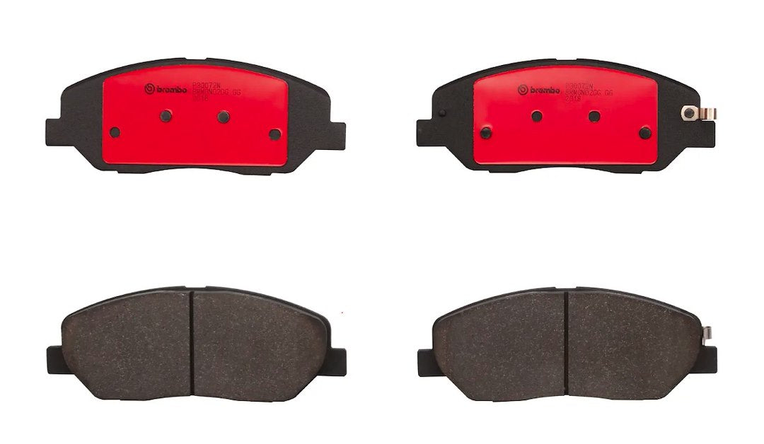 Brembo Premium Low-Met OE Equivalent Pad Brake Pad P30072N - Disc Set