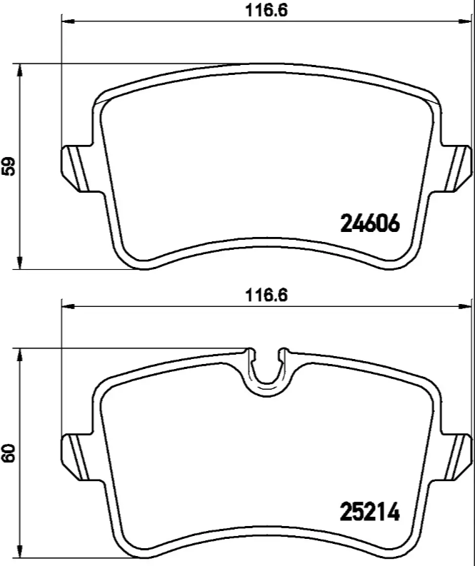 Brembo P85119 Brake Pad