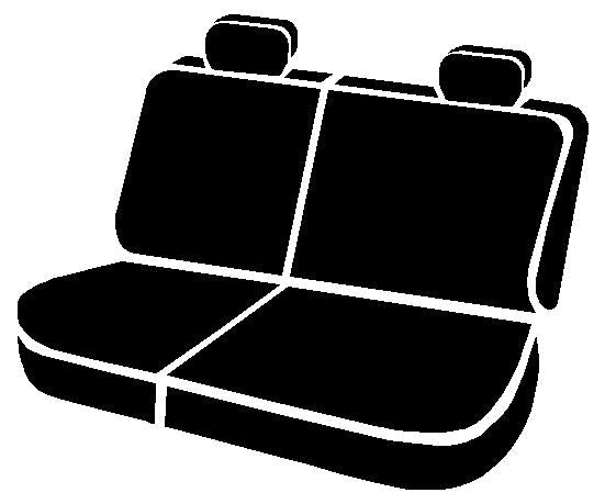 FIA Padded For Extra Comfort Seat Cover NP92-25 Gray - Gray Neoprene Back ST Cvr
