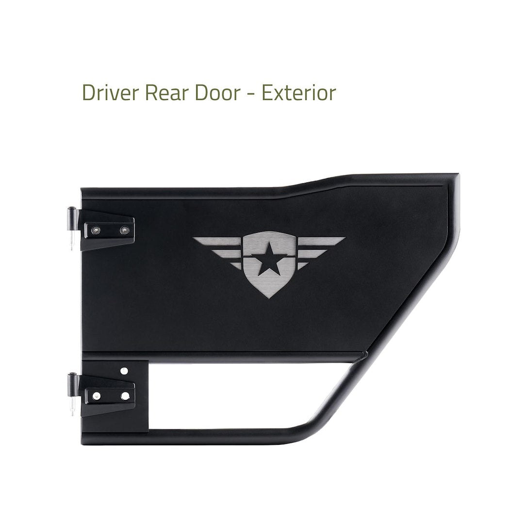Combat Offrd Easy To Install Door 15-1049 - Jeep JK JKU Mission Doors Rear PA